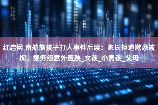 红启网 南航熊孩子打人事件后续：家长拒道歉恐被拘，乘务组意外遭殃_女孩_小男孩_父母